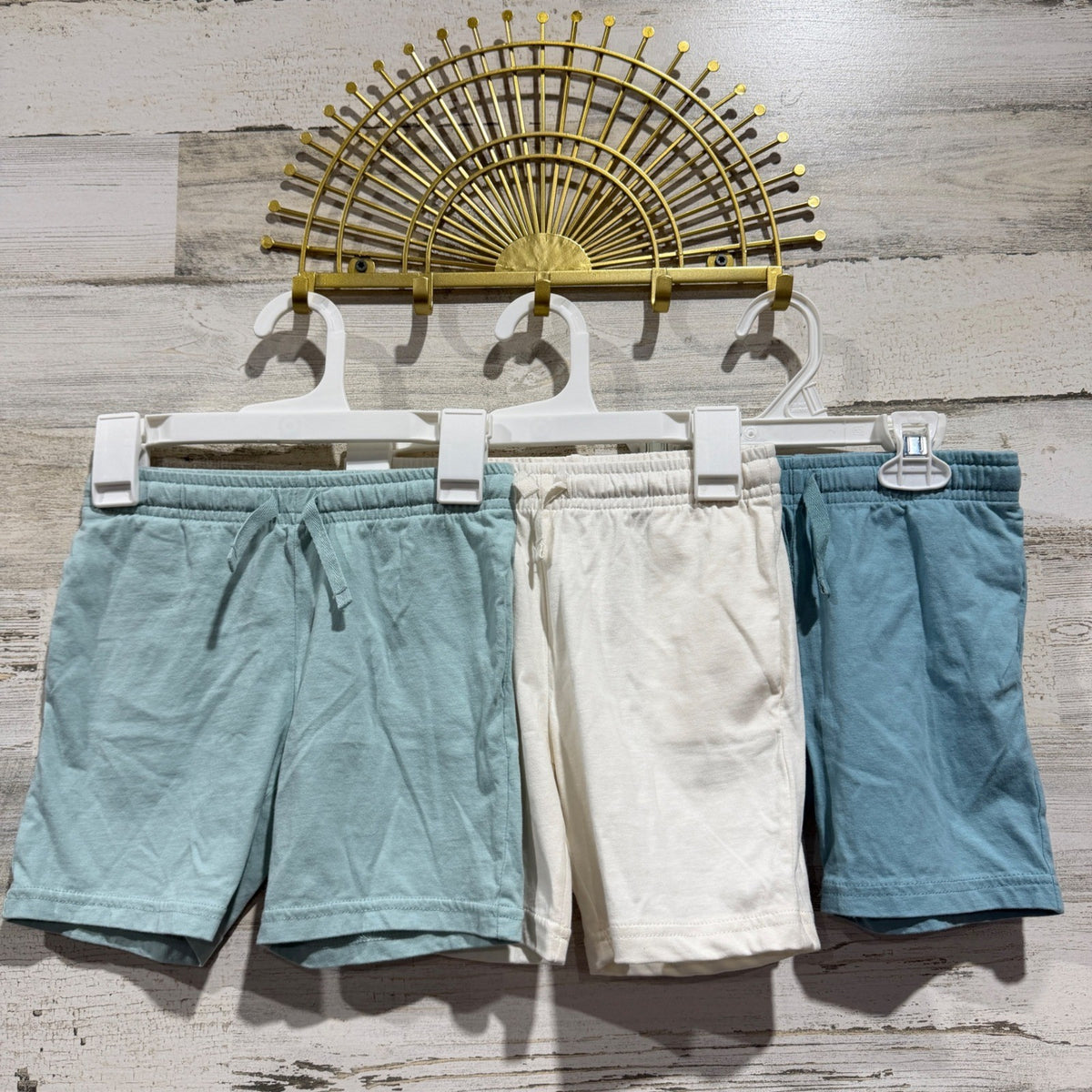 H&M Shorts Kids Size 6 Multi Color Cotton  Bundle Basic Summer EUC0