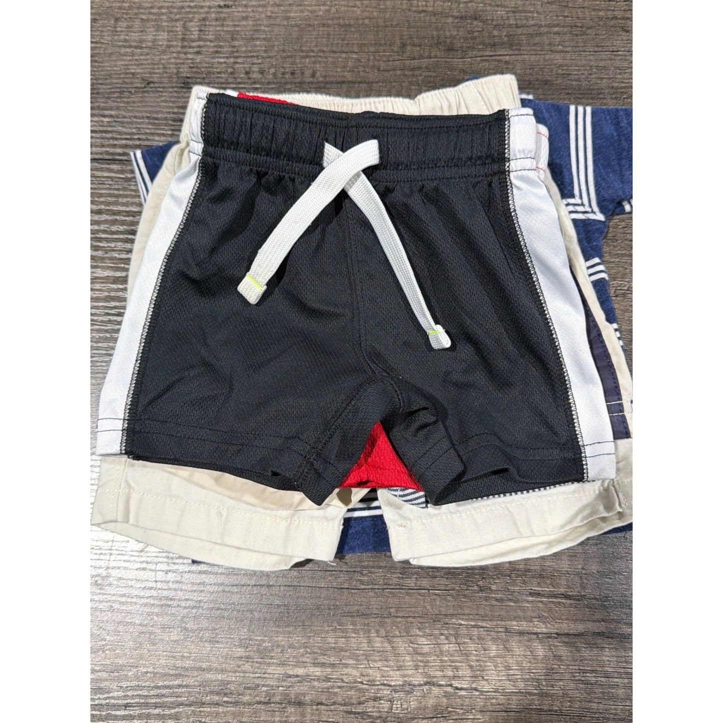 Carter's Nautica Shorts Tee Bundle Boys 3-6M Multi Casual Sporty6