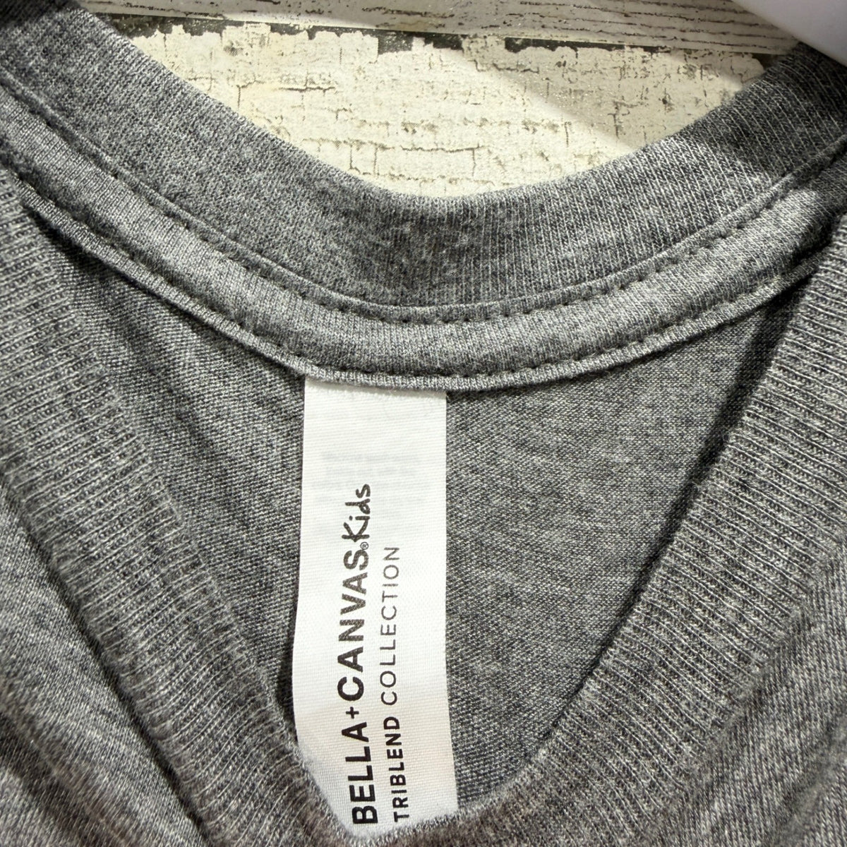 Half Moon Apparel Pumpkin Head Graphic Tee Kids 3T Gray Triblend Halloween3