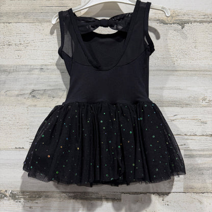 Capezio Dance Tutu Leotard Girls Size Toddler 2-4 Black Glitter Sequin Ballet2