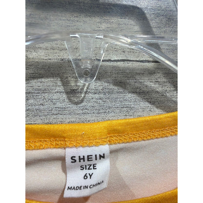 Back To School Girls Size 6 Yellow Y'all Gonna Learn Today School Core Set3