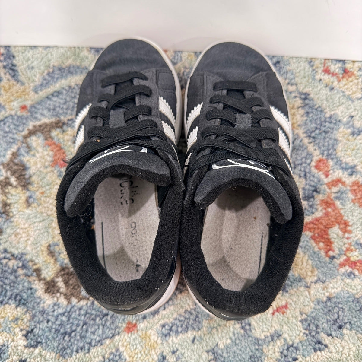 Adidas Campus 00s Kids 13K Black White Suede Skater Retro Sneakers7