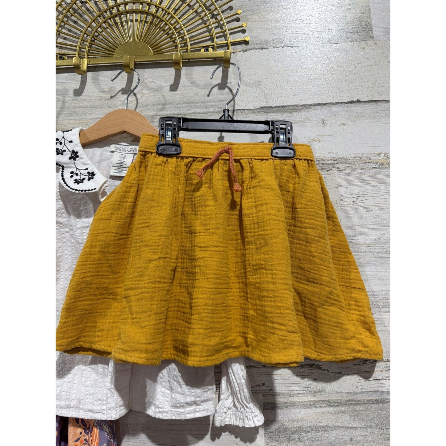 Pete & Lucy Rachel Zoe Girls 4T Pumpkin Dress Shirt Skirt Fall Bundle EUC3