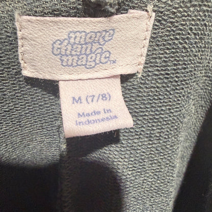 Hello Kitty & More Than Magic Dress Romper Girls 7/8 Grey Cotton Blend Flawed*6