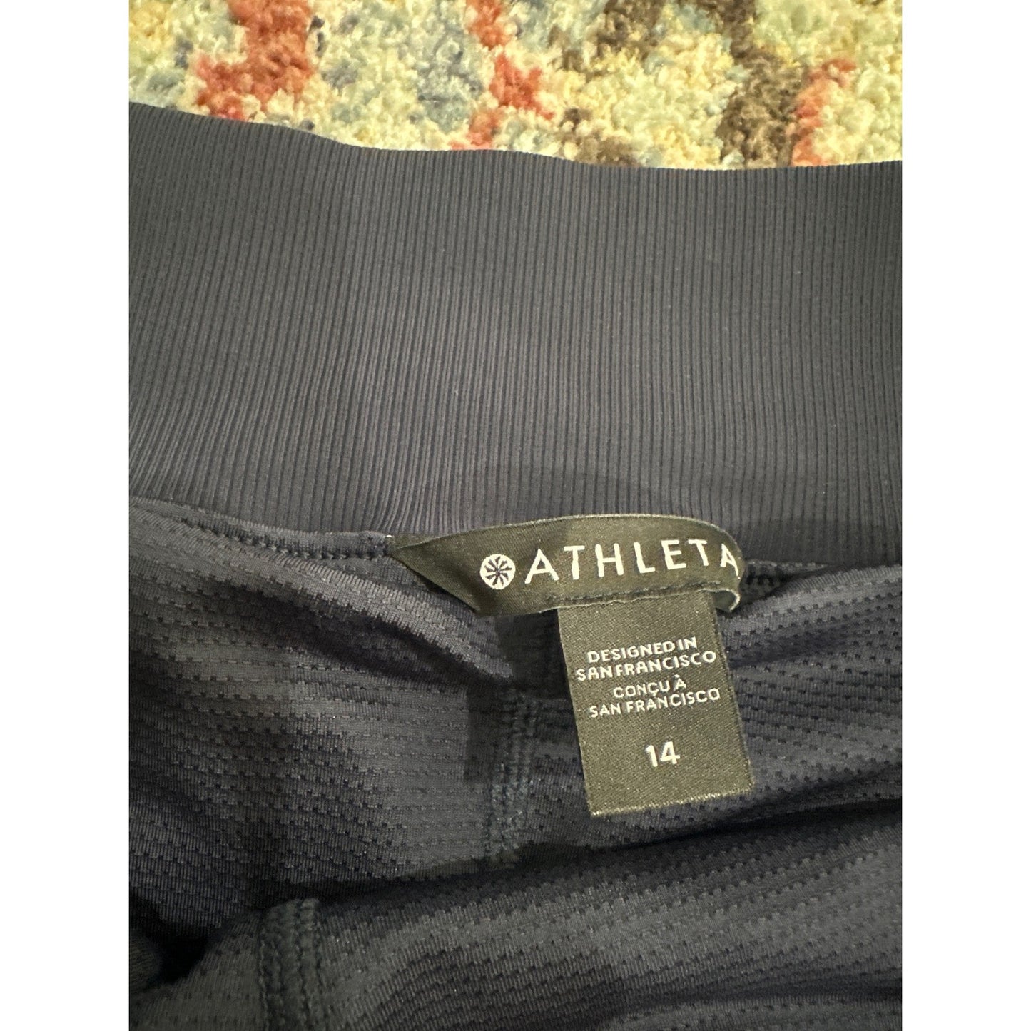 Athleta Brooklyn Skort Women 14 Navy Blue Active Travel Golf Mini Skirt NWT2