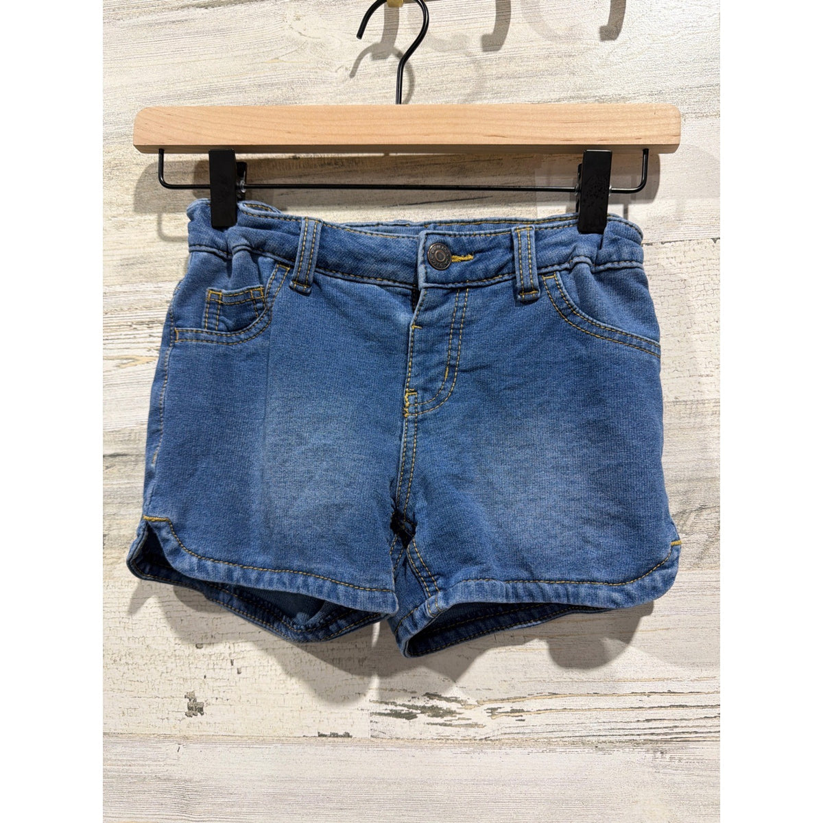 Cat & Jack Celebrate Shorts Skort Girls 7/8  Denim Patriotic Summer Bundle3