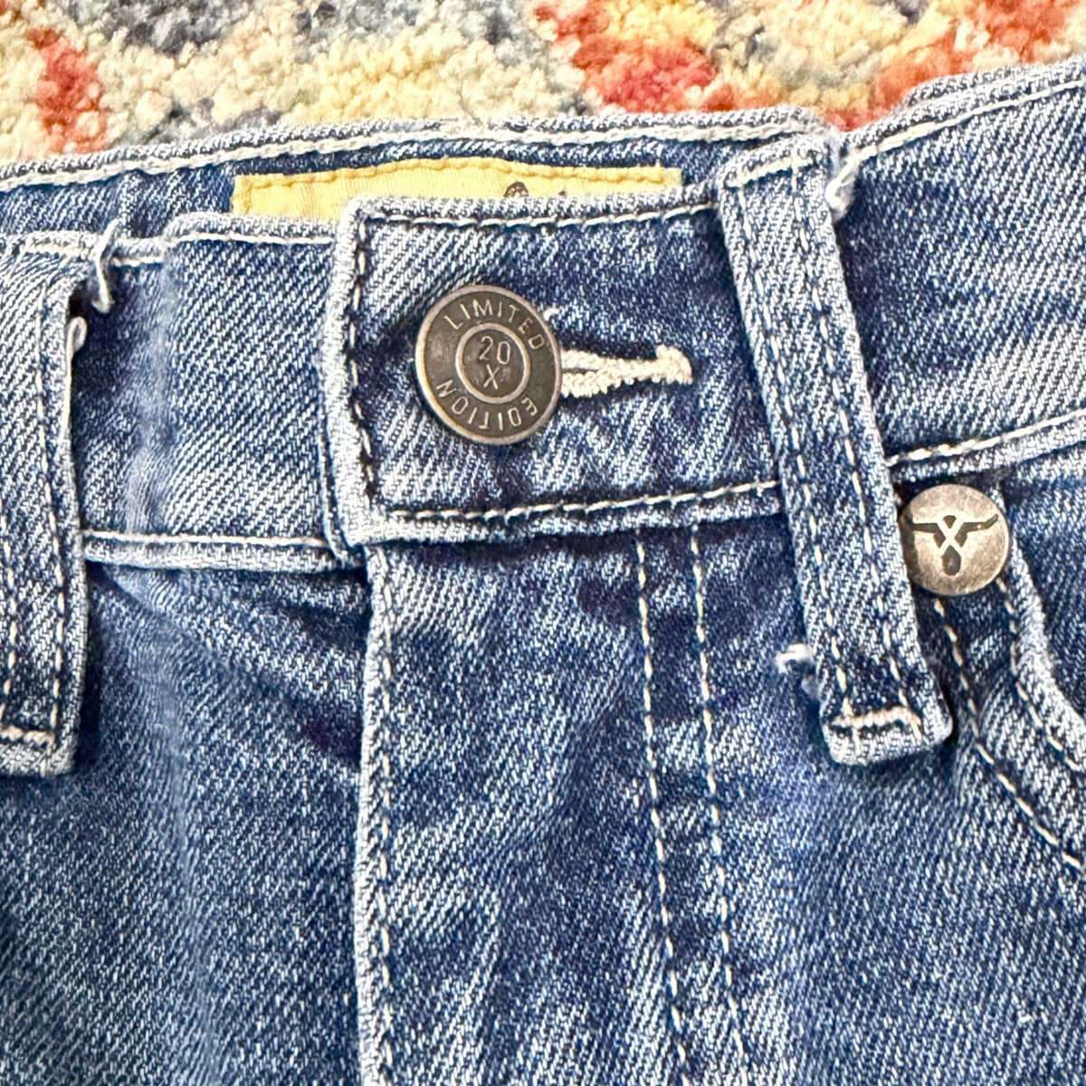 Wrangler 20X Bootcut Jeans Boys 6 Regular Embroidered Western Cowboy GUC*5