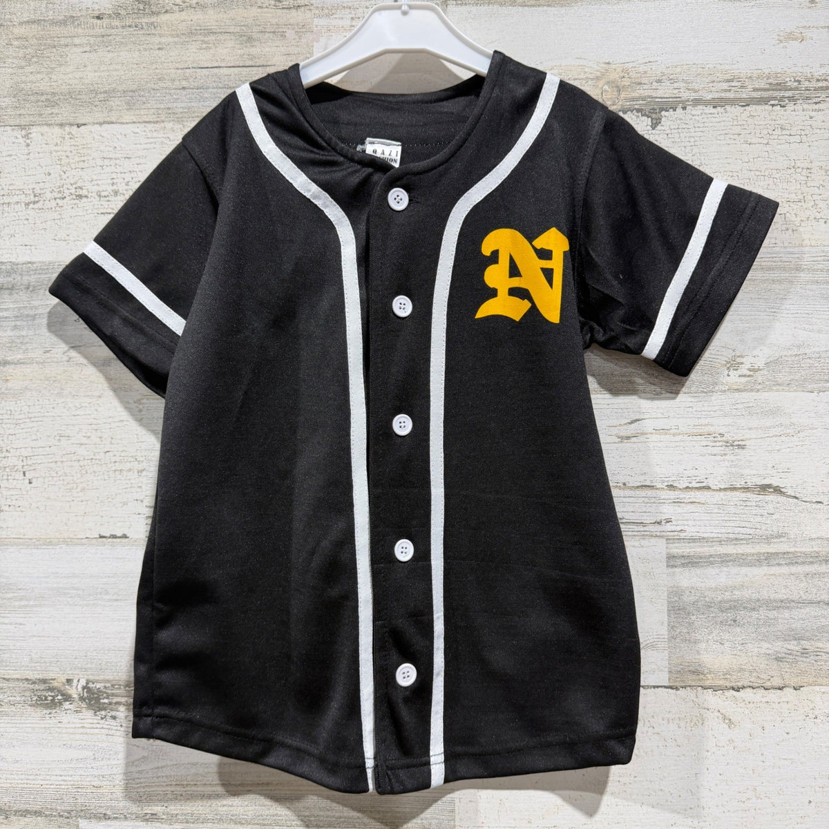 Kids Youth Small Black Bulldogs Jersey Shirt Graphic Sporty EUC0