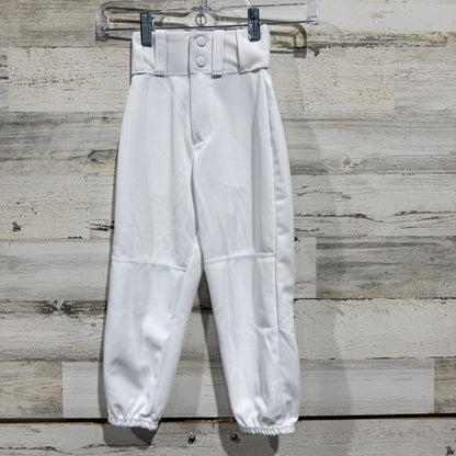 Alleson Athletic 605PY Baseball Pants Youth XXS White Sportswear EUC0