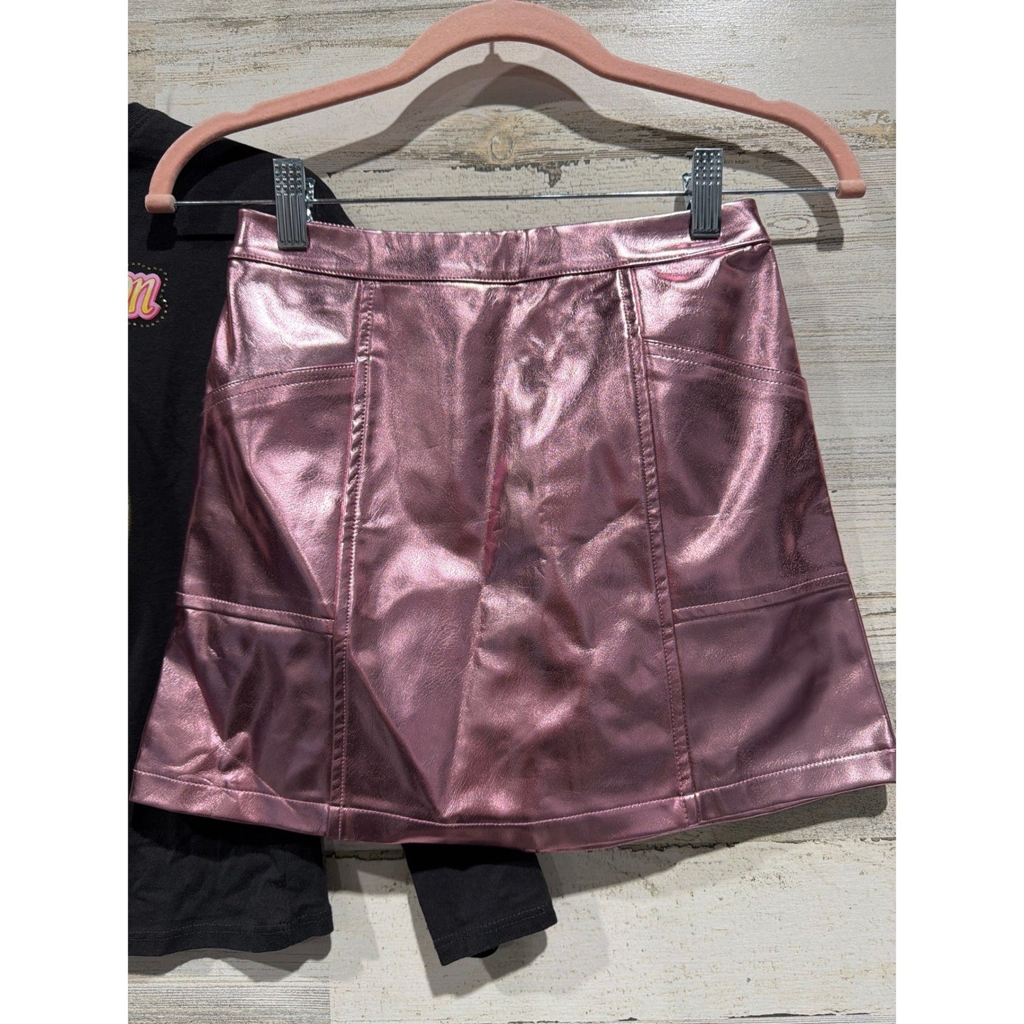 Zara Cat & Jack Sailor Moon Shirt Skirt Set Girls 8-10 Black Pink Anime EUC3