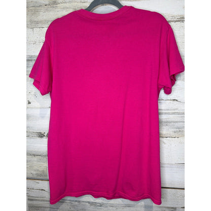 Nickelodeon Hey Arnold T-Shirt Women Medium Pink Graphic 90s Cartoon GUC*4