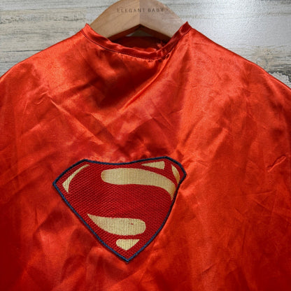 Rubies Superman Man of Steel Cape Kids One Size Red Dress Up Superhero1