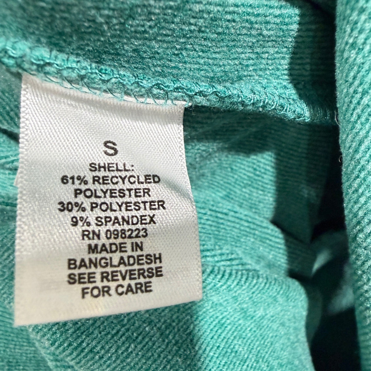 Freely Mock Neck Jogger Set Girls Size S Teal Green Recycled Athleisure9