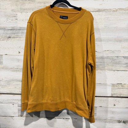 Original Use Crewneck Sweatshirt Mens XL Mustard Yellow Cotton Blend Casual EUC0
