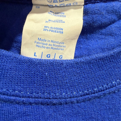 Port & Company Dance Mama Sweatshirt Women L Blue Cotton Blend Graphic EUC3