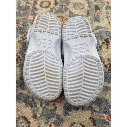 Crocs Classic Clog Women 6 / Mens 4 Light Blue Slip On Comfort Gorpcore EUC4