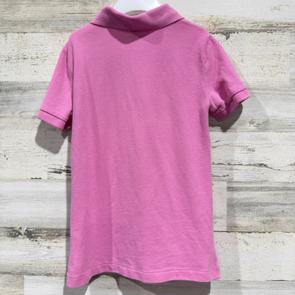 Polo Ralph Lauren Polo Shirt Boys 7 Pink Short Sleeve Pique Preppy GUC*6