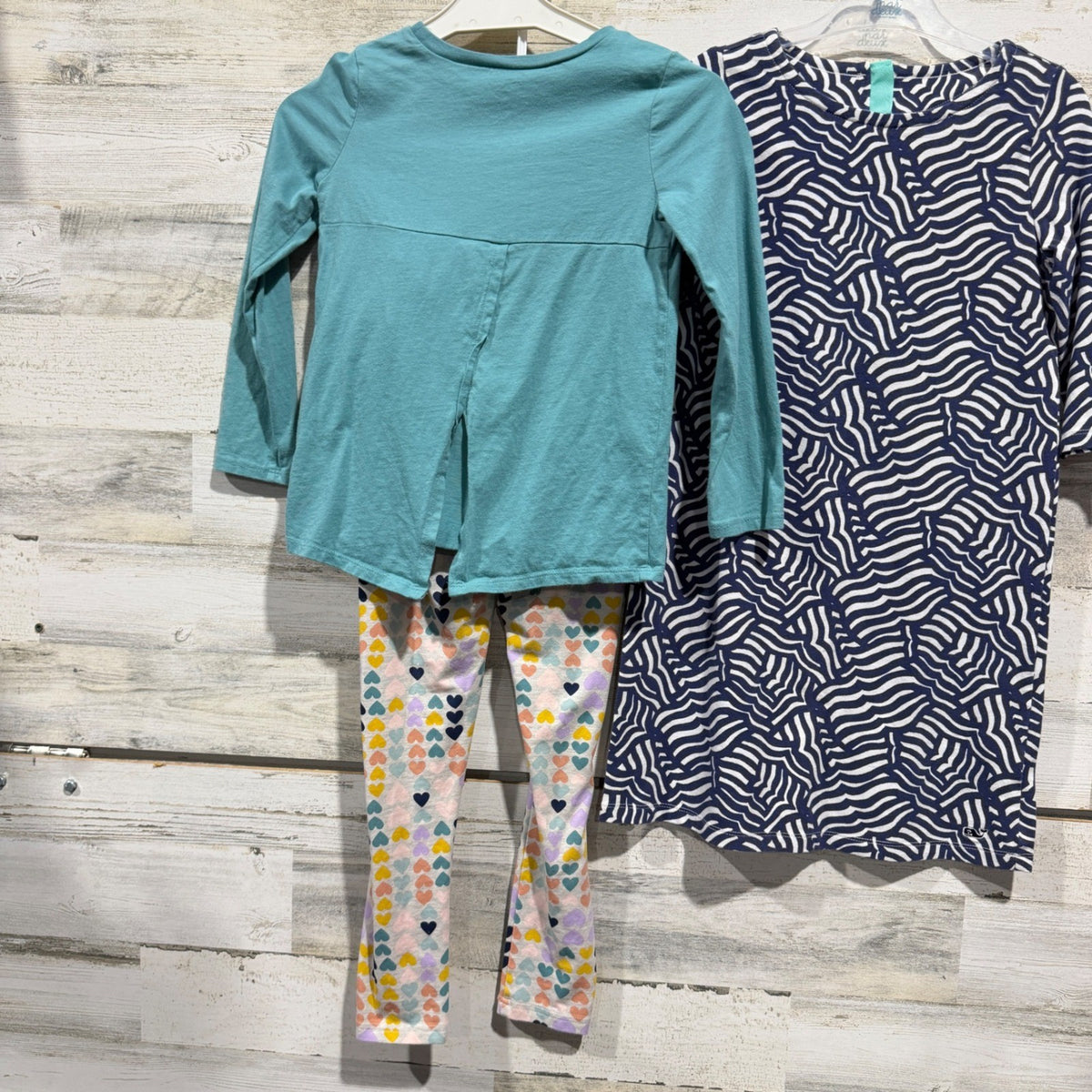 Carter's Vineyard Vines Dress Shirt Legging Bundle Girls 7/8 Lot GUC3
