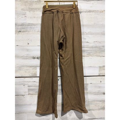 Sweetgrass Wide Leg Lounge Pants Women Small Brown High Waist NWT2