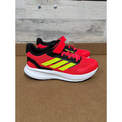 Adidas Runfalcon 3.0 Sneakers Kids Size 2 Youth Coral Neon Yellow Sporty NWT3
