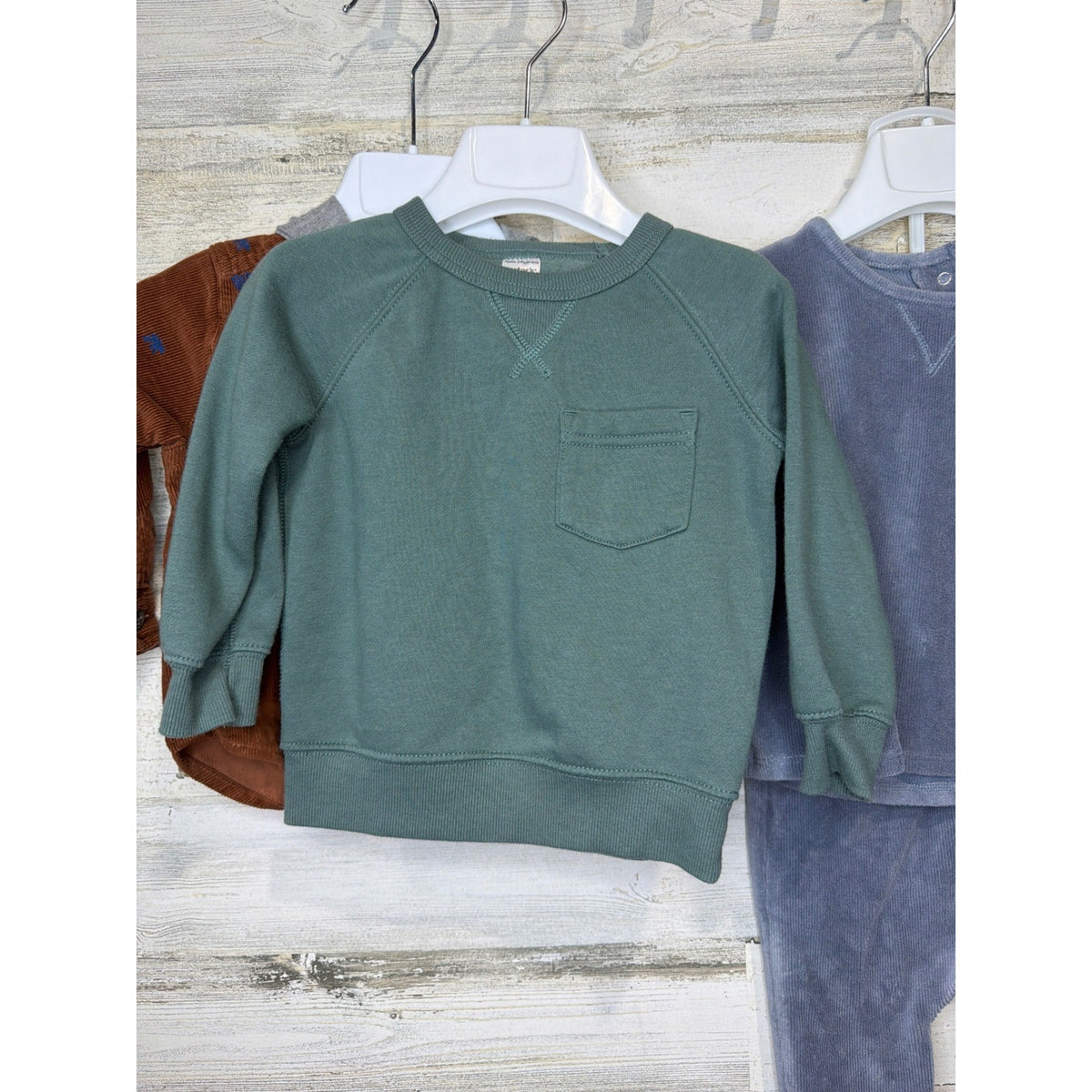 Modern Moments Carter's OshKosh Boys 18M Bundle Earthy Fall Long Sleeve Lot4