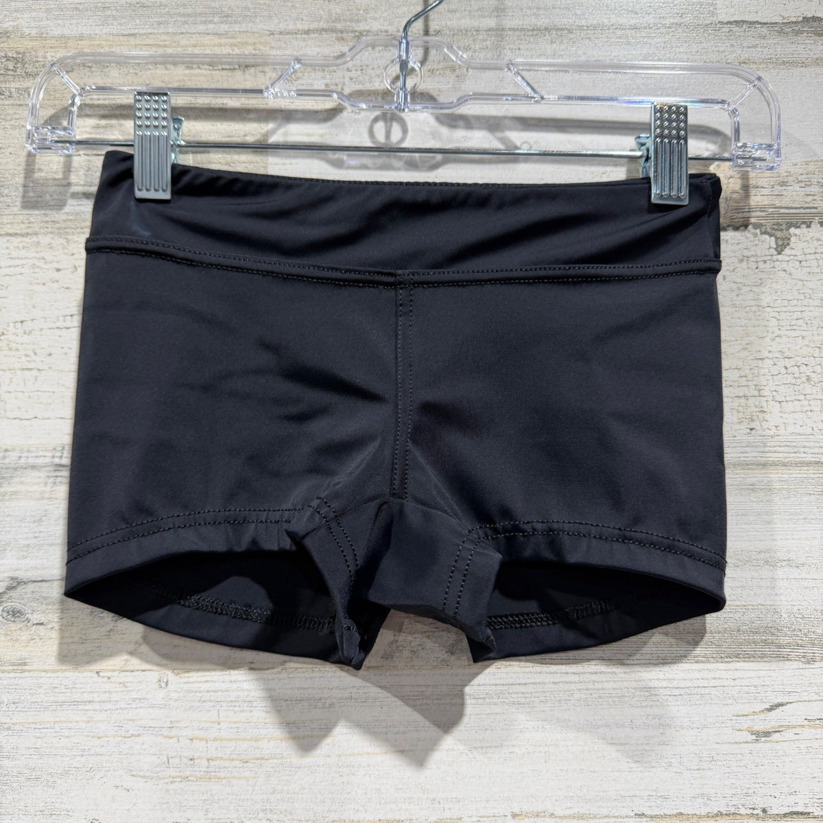 Balera Performance Dance Shorts Girls Size MC Black Active Cheer Athletic EUC0