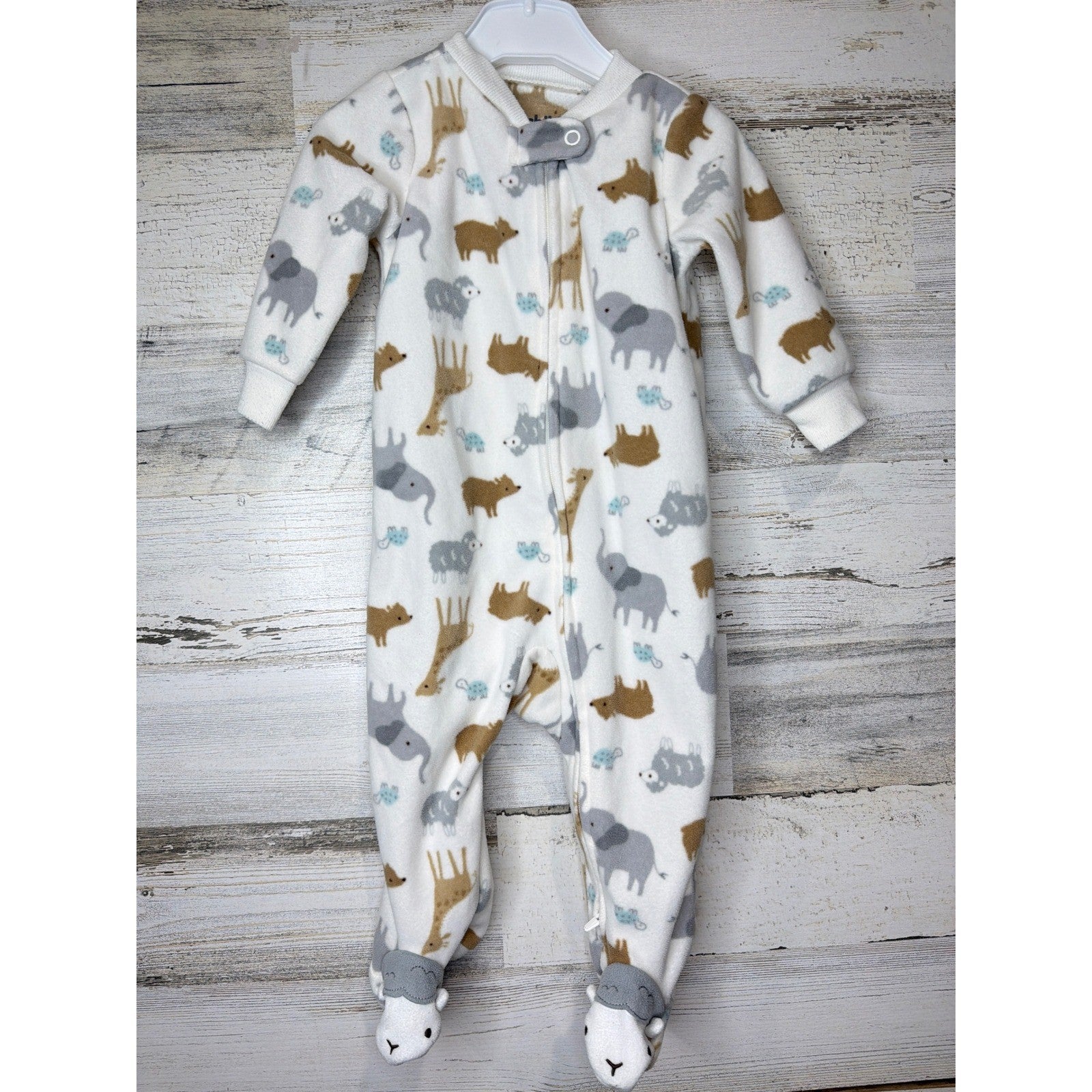 Burt's Bees Cloud Island Baby Sleeper Bundle 0-6M Lot *4
