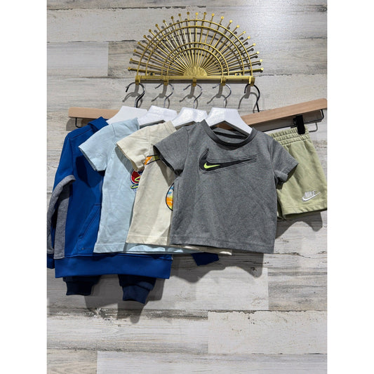 Nike Outfit Bundle Boys 18-24M Blue Grey Green Dri-FIT Sporty 6 Pieces0
