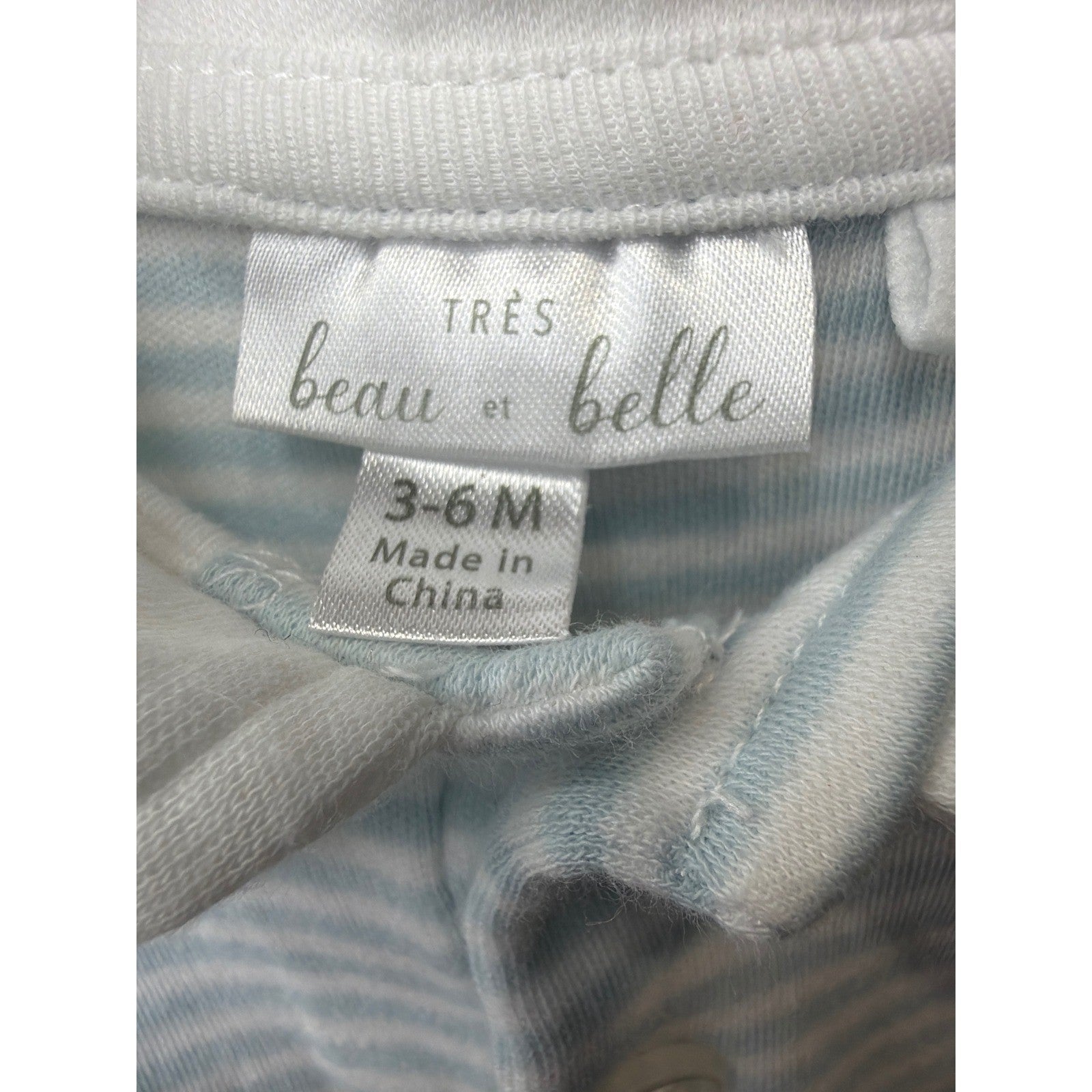 Tommy Bahama Tres Beau et Belle Romper Bundle Boys 3-6M Blue Grey Nautical4