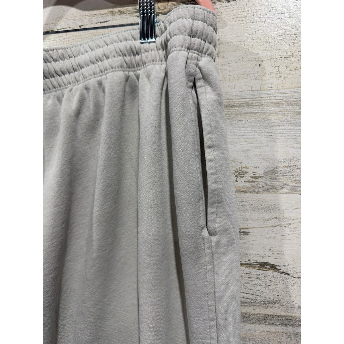 H&M Jogger Sweatpants Women XXL Gray Fleece Relaxed Athleisure Cozy Relax3