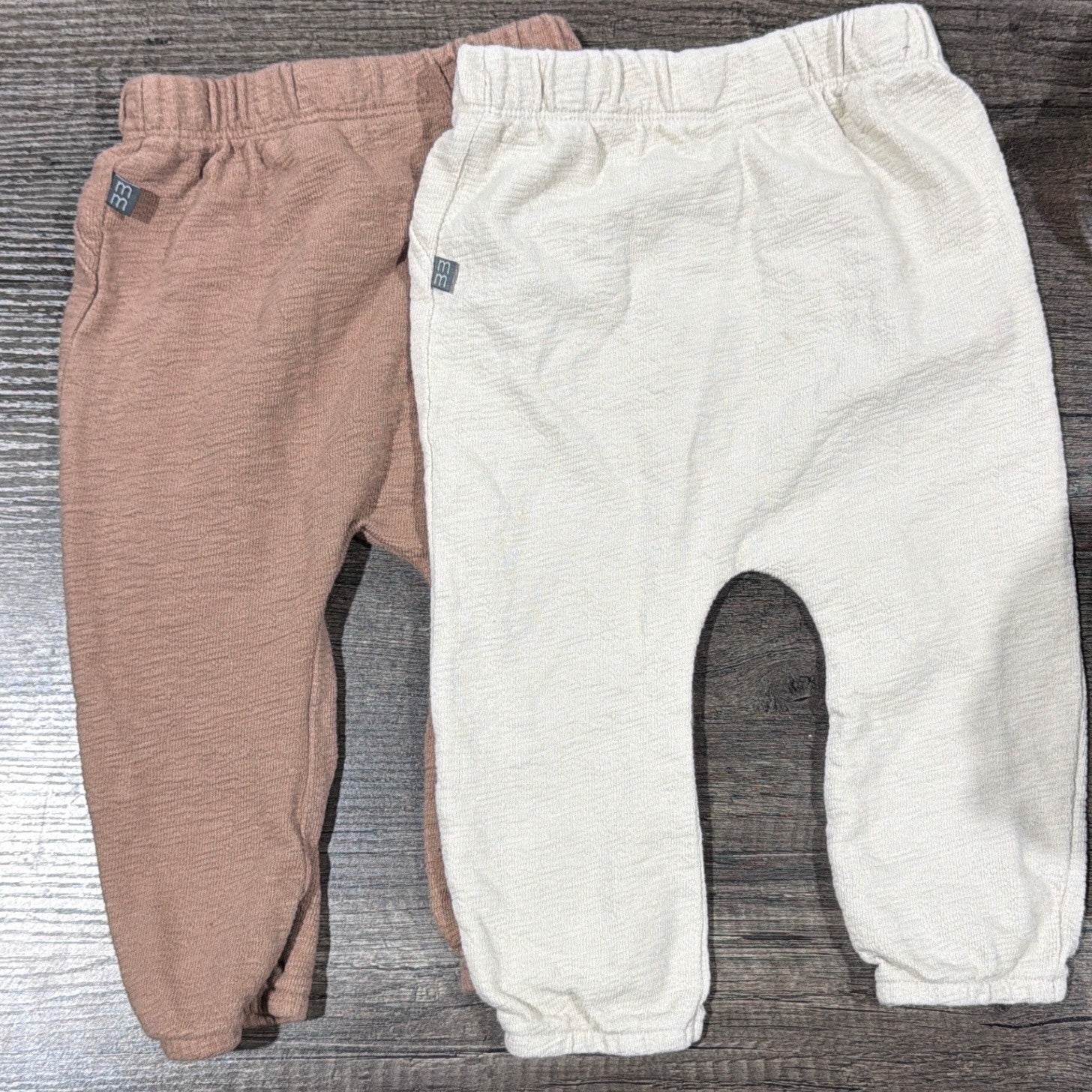 Modern Moments Organic Cotton Pants Boys 18M Brown Cream Harem Joggers4