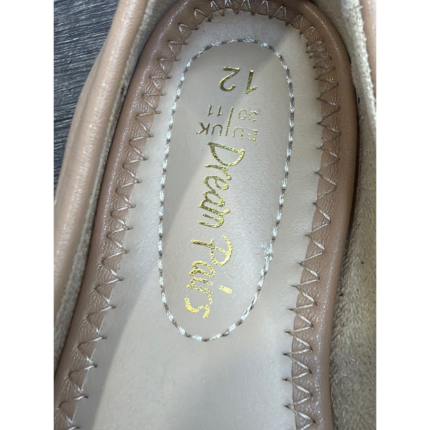 Dream Pairs Ballet Flats Girls 12 Nude Slip On Dress Shoes Balletcore EUC5