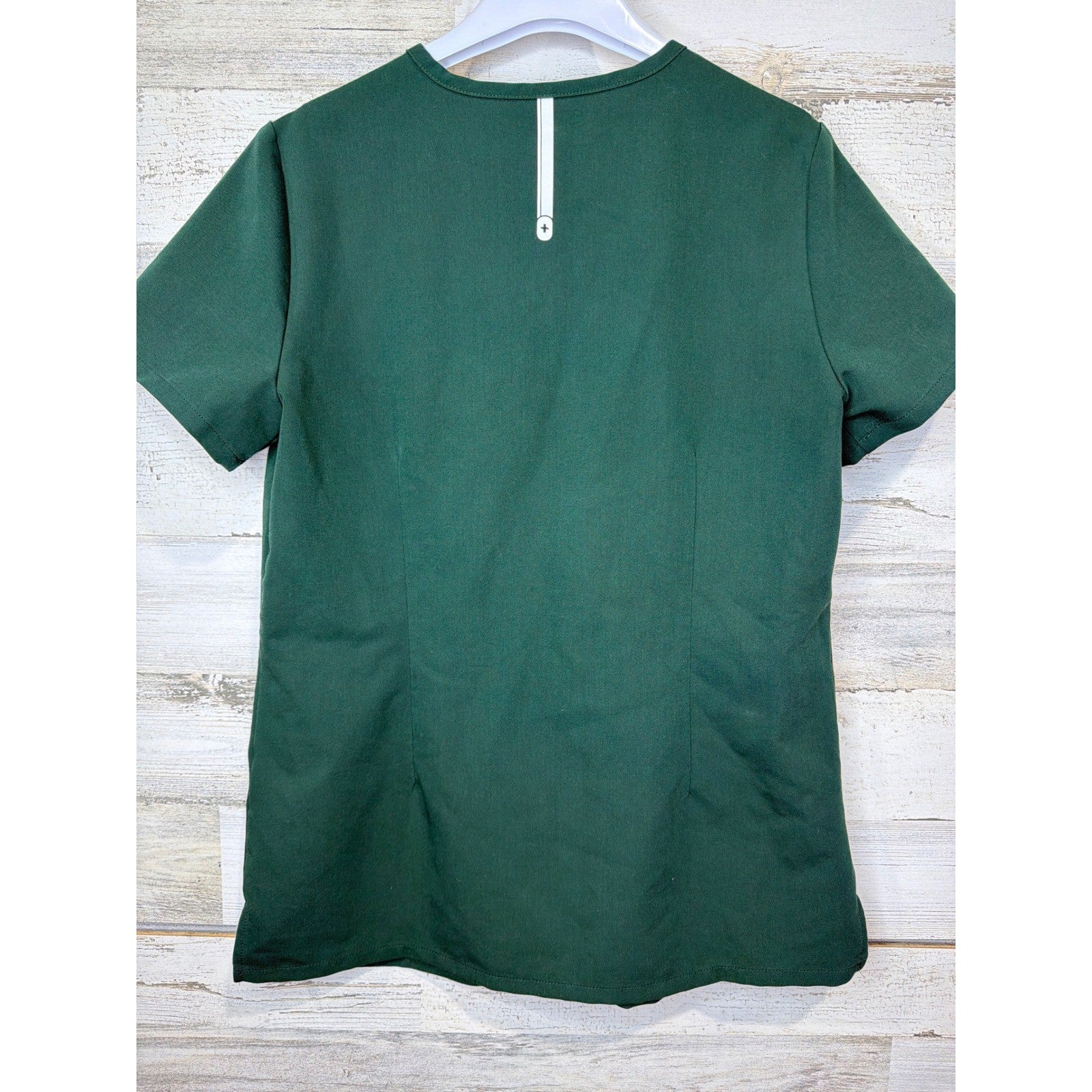 Figs Casma Scrub Top Women XS Green V-Neck Technical Collection EUC2