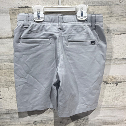 Under Armour Golf Shorts Boys Small Gray Performance Golfcore *Flawed1