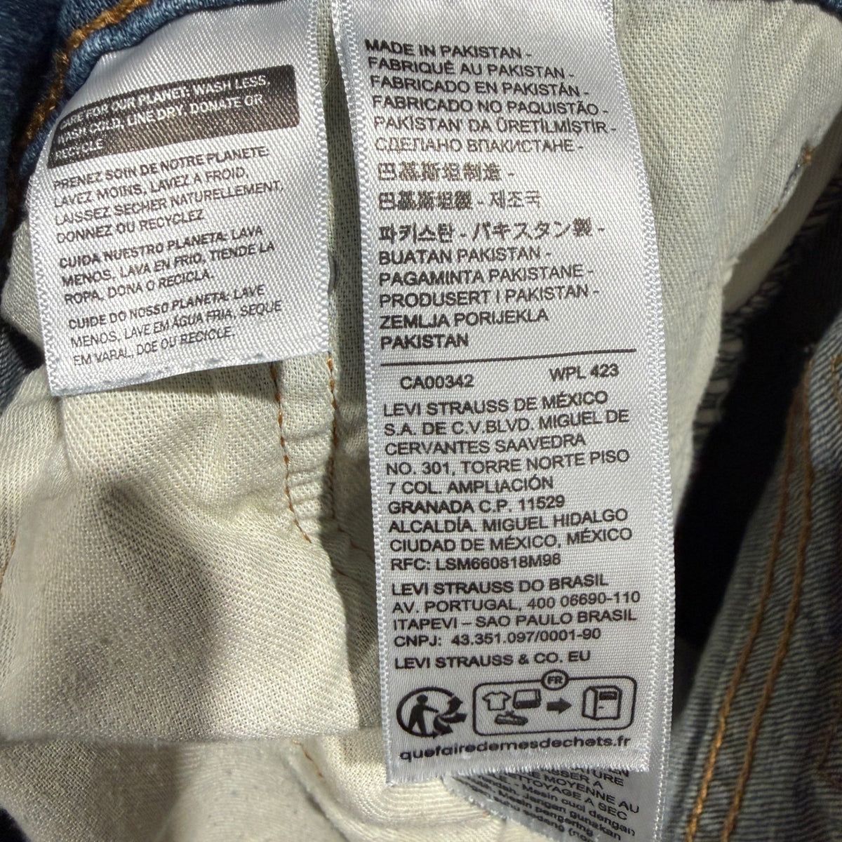 Levi's 514 Straight Fit Jeans Men 34x30 Blue Denim Stretch Modern EUC6