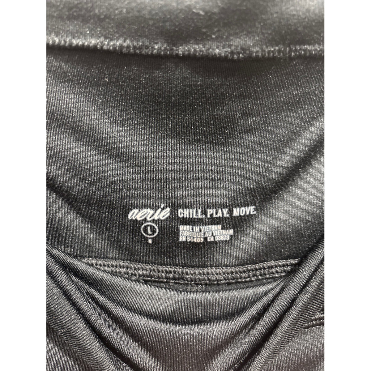 Aerie Leggings Women Large Black High Waisted Pockets Athleisure EUC2