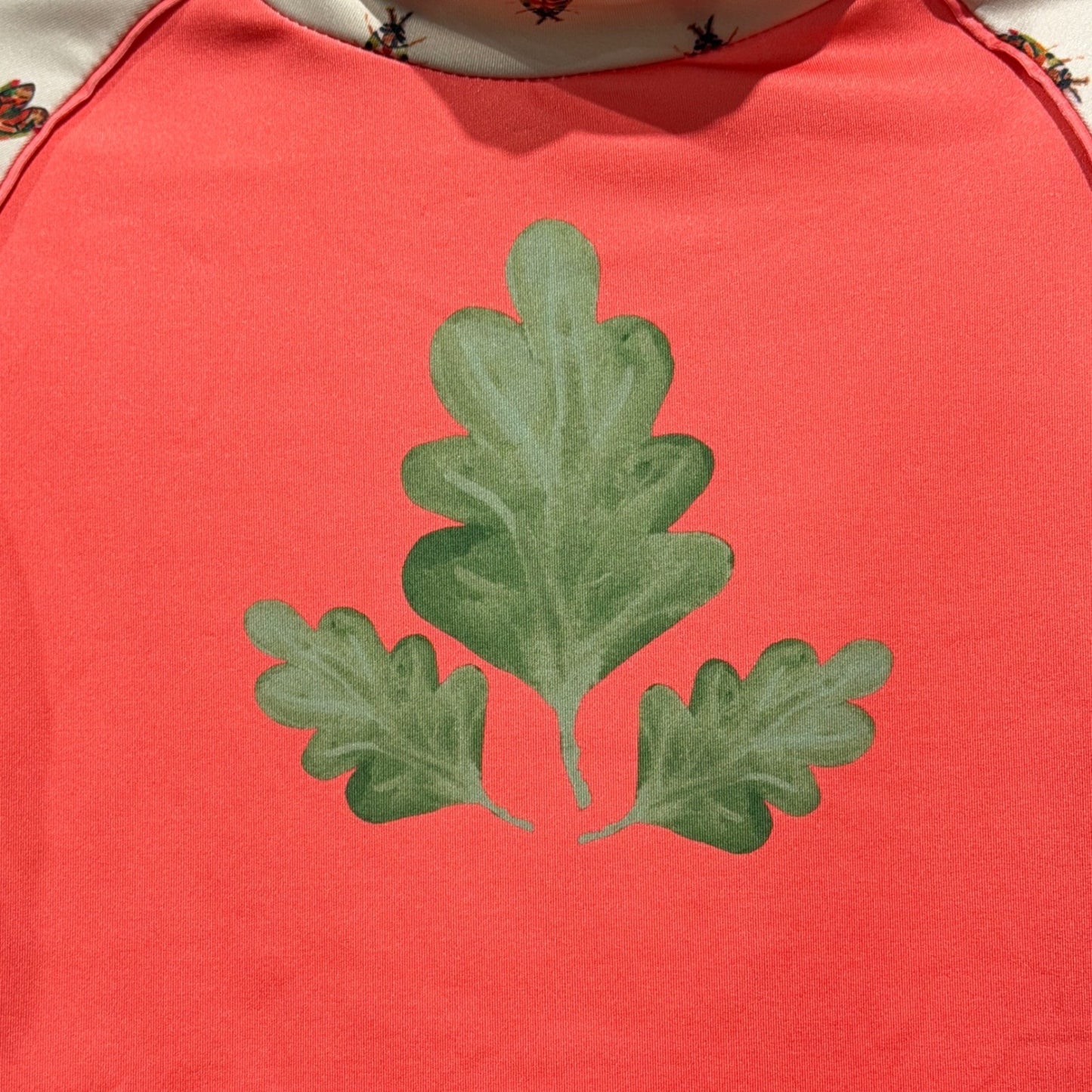 Stonz Sun Shirt Kids 2T Coral Forest Trail Beetle Print Rash Guard NWT1