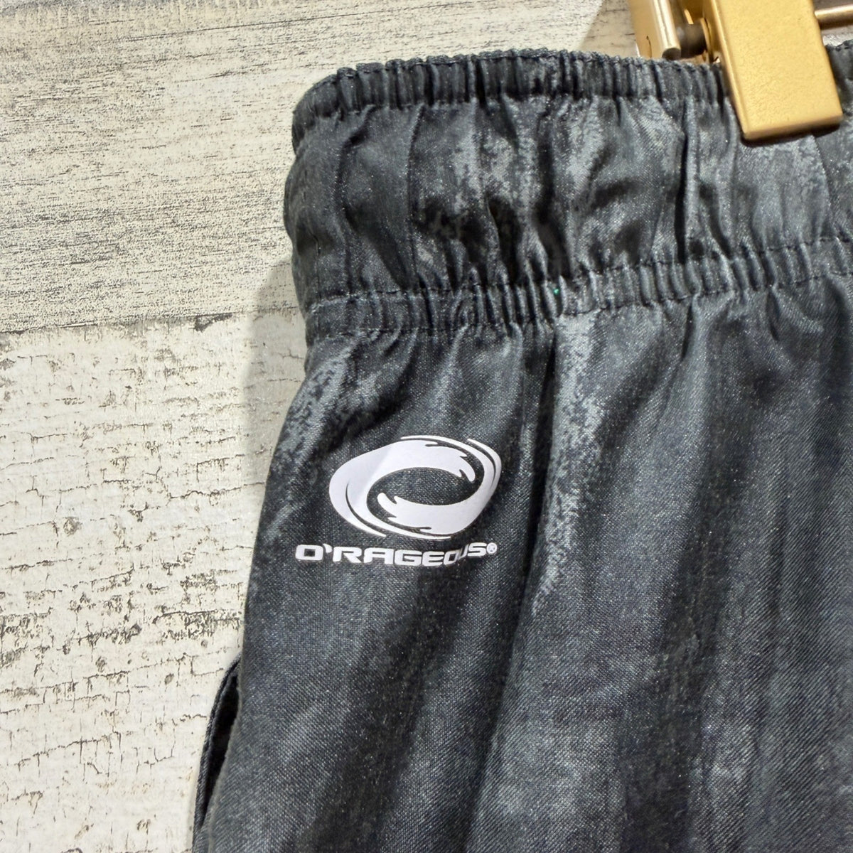 O'Rageous Realtree Fishing Shorts Men XL Black Camo Outdoors GUC*3