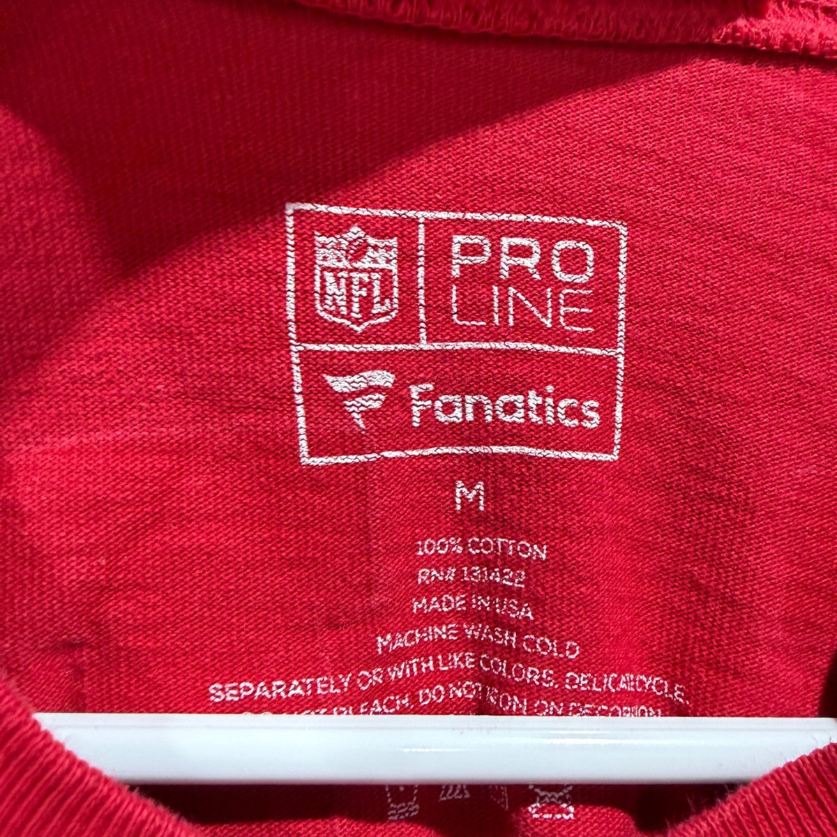 Fanatics NFL Kansas City Chiefs Spirit Jersey Women M Red Dip Dye Cotton EUC2