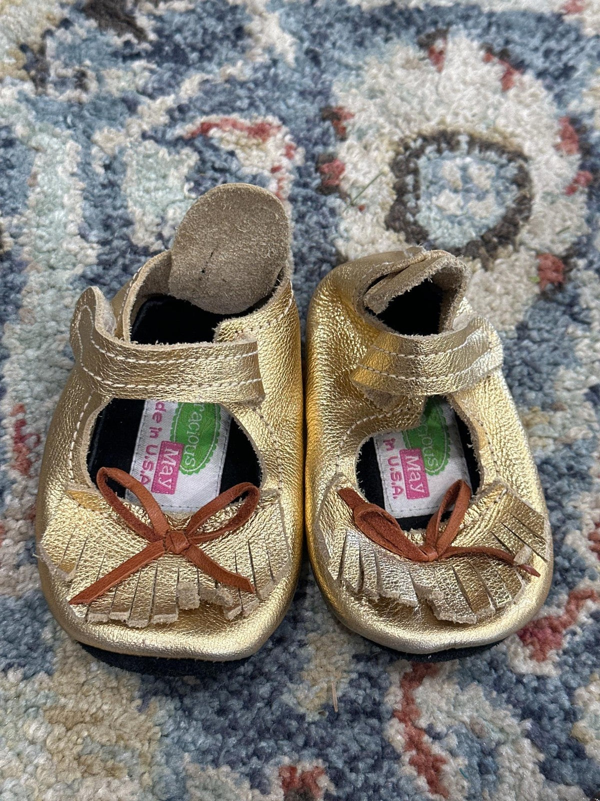 Gracious May Girls 6-12m Soft Shoe Bundle Made In USA GUC2