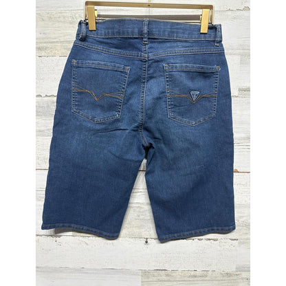 Guess Denim Shorts Boys 16 Blue Organic Cotton Five Pocket NWT3