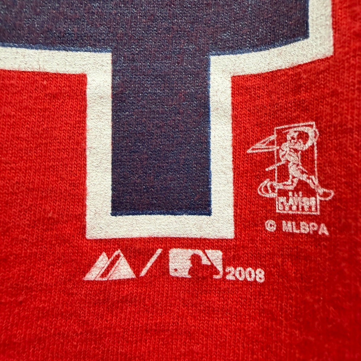 Majestic David Ortiz Big Papi Red Sox T-Shirt Men XL Red 100% Cotton 2008 MLB5