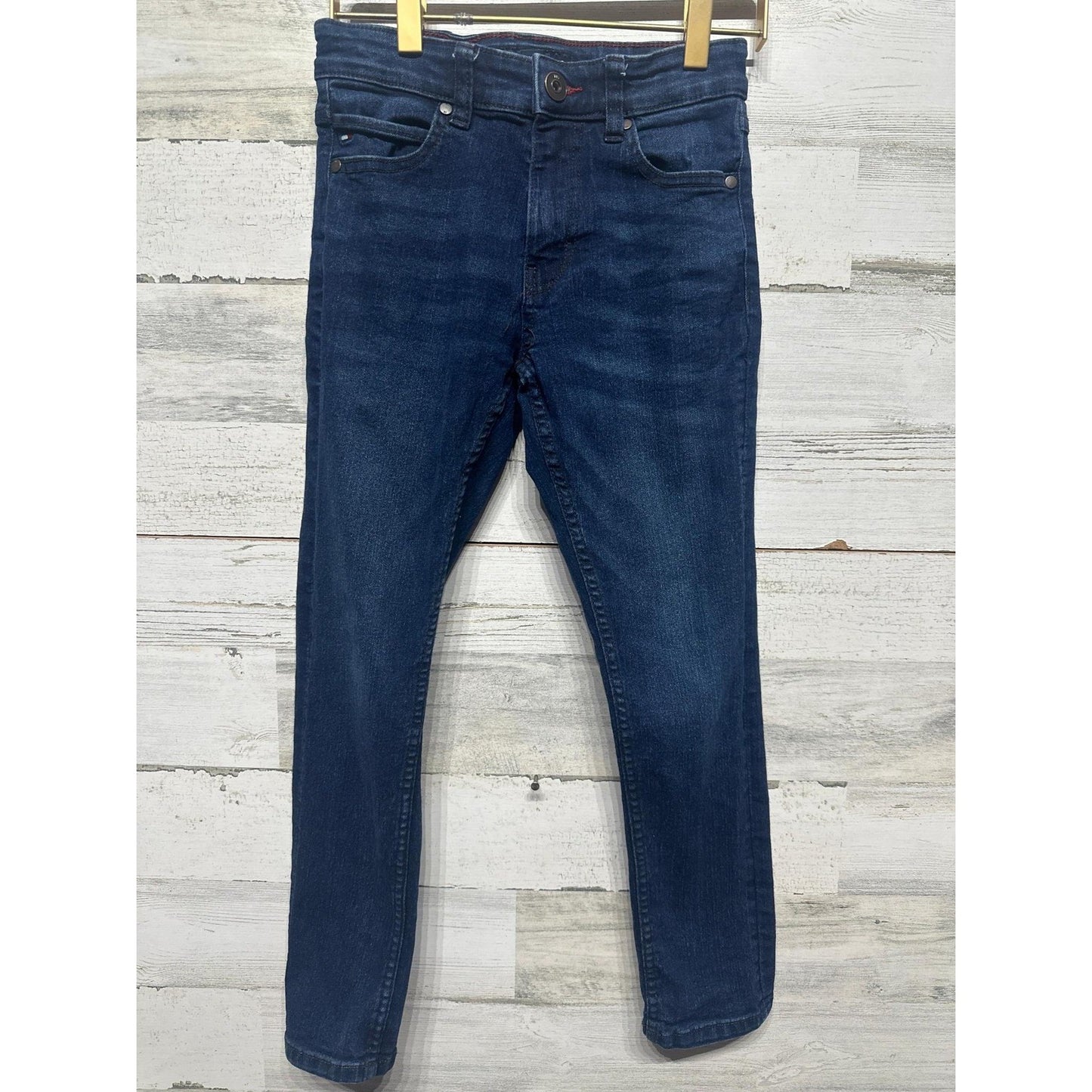 Tommy Hilfiger Skinny Jeans Girls Size 8 Dark Wash Stretch Denim0