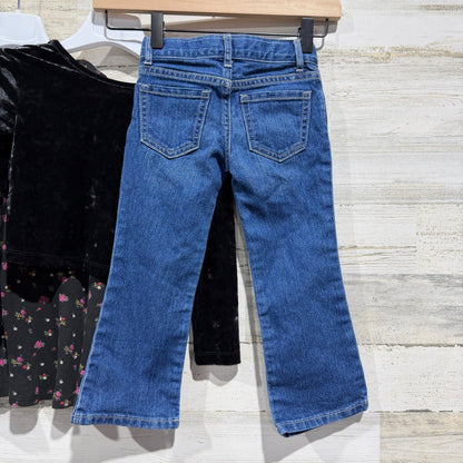 Gap Childrens Place Jessica Simpson Bundle Floral Velvet Denim Girls 4T Casual7