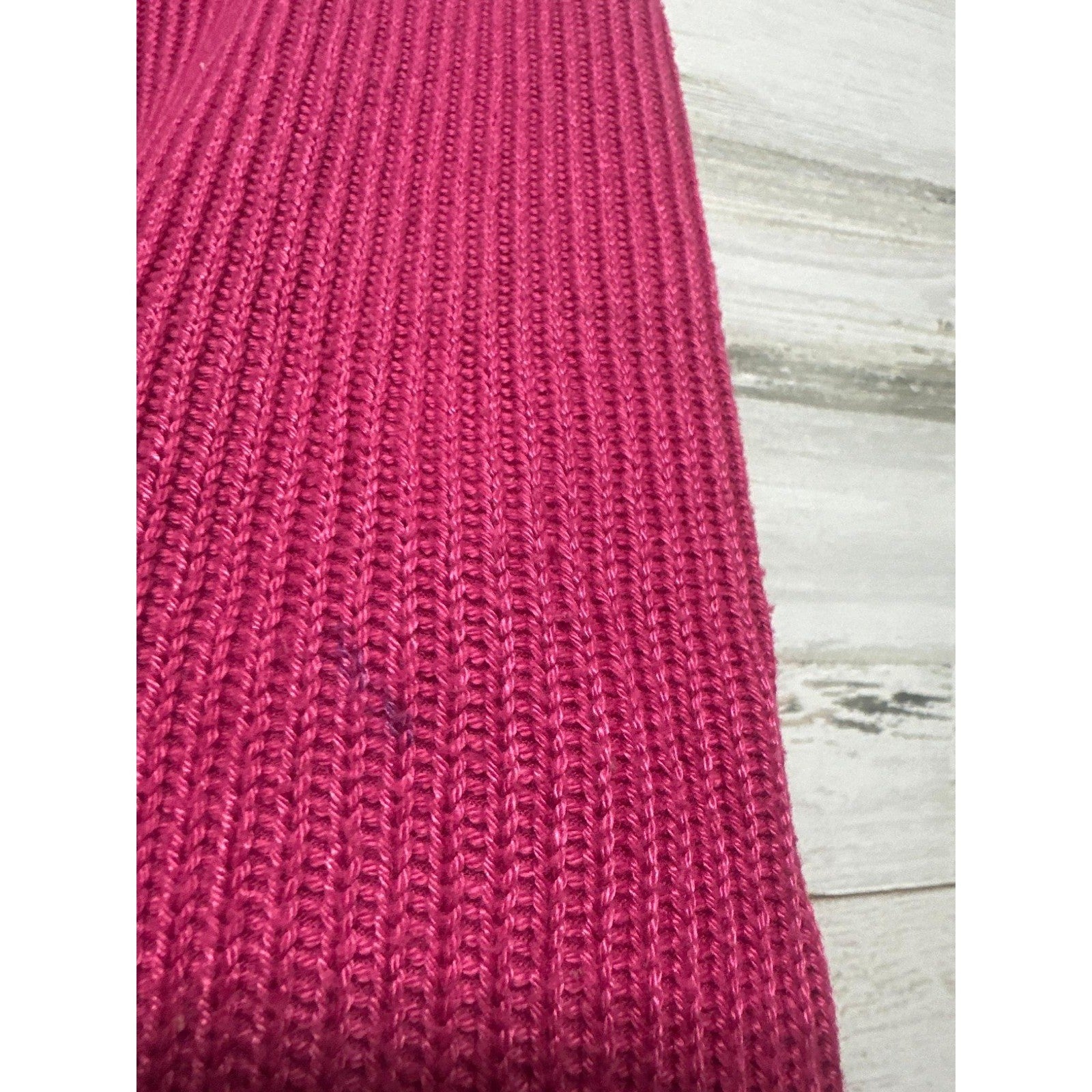 Boutique Knit Sweater Set Girls 2-3Y Magenta Flower Crochet Flare Pants *Flawed3