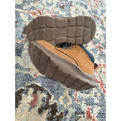 OshKosh B'gosh High Top Boots Boys 7 Toddler Tan Navy Faux Suede6