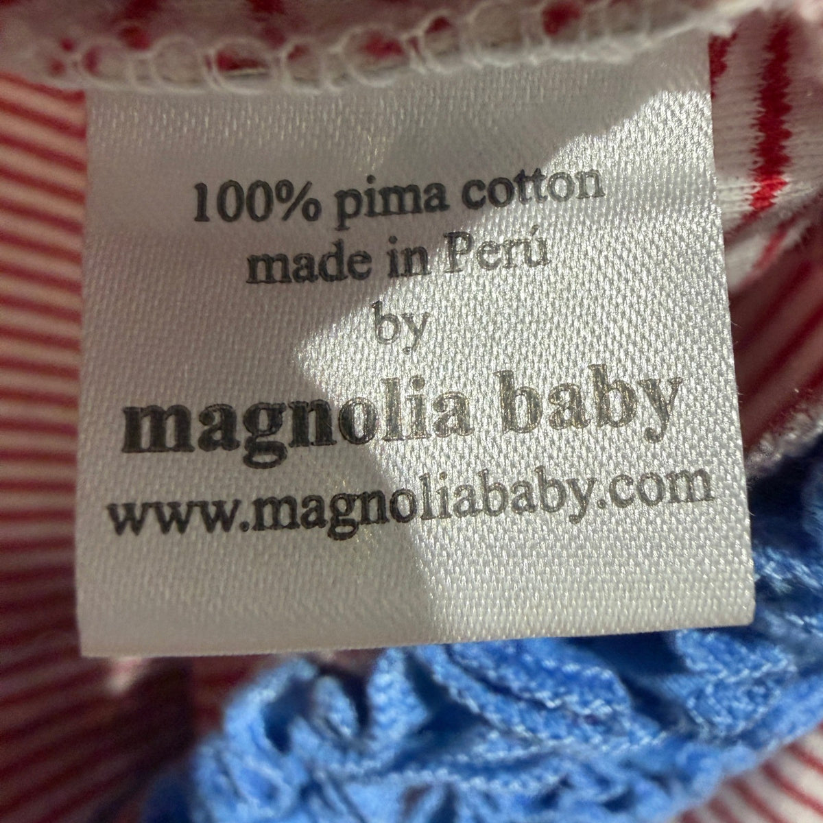 Magnolia Baby Firework Dress Girls 3 Red White Blue Pima Cotton Patriotic EUC3
