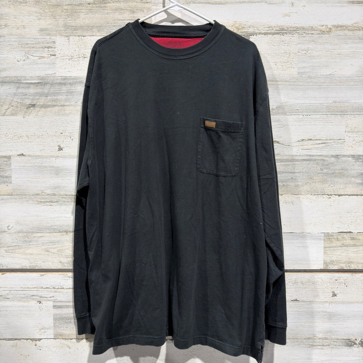 Pendleton Pocket Tee Men XXL Black Long Sleeve Cotton0