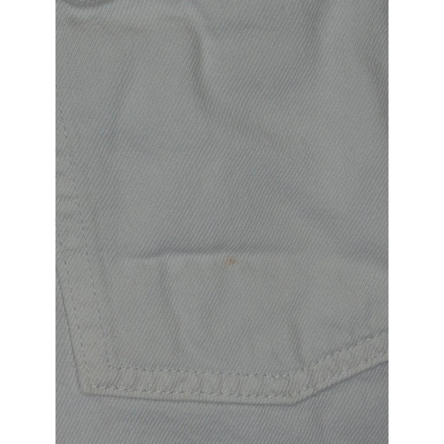 Old Navy Denim Shorts Women Size 10 White High-Rise Slouchy Straight Coastal GUC3