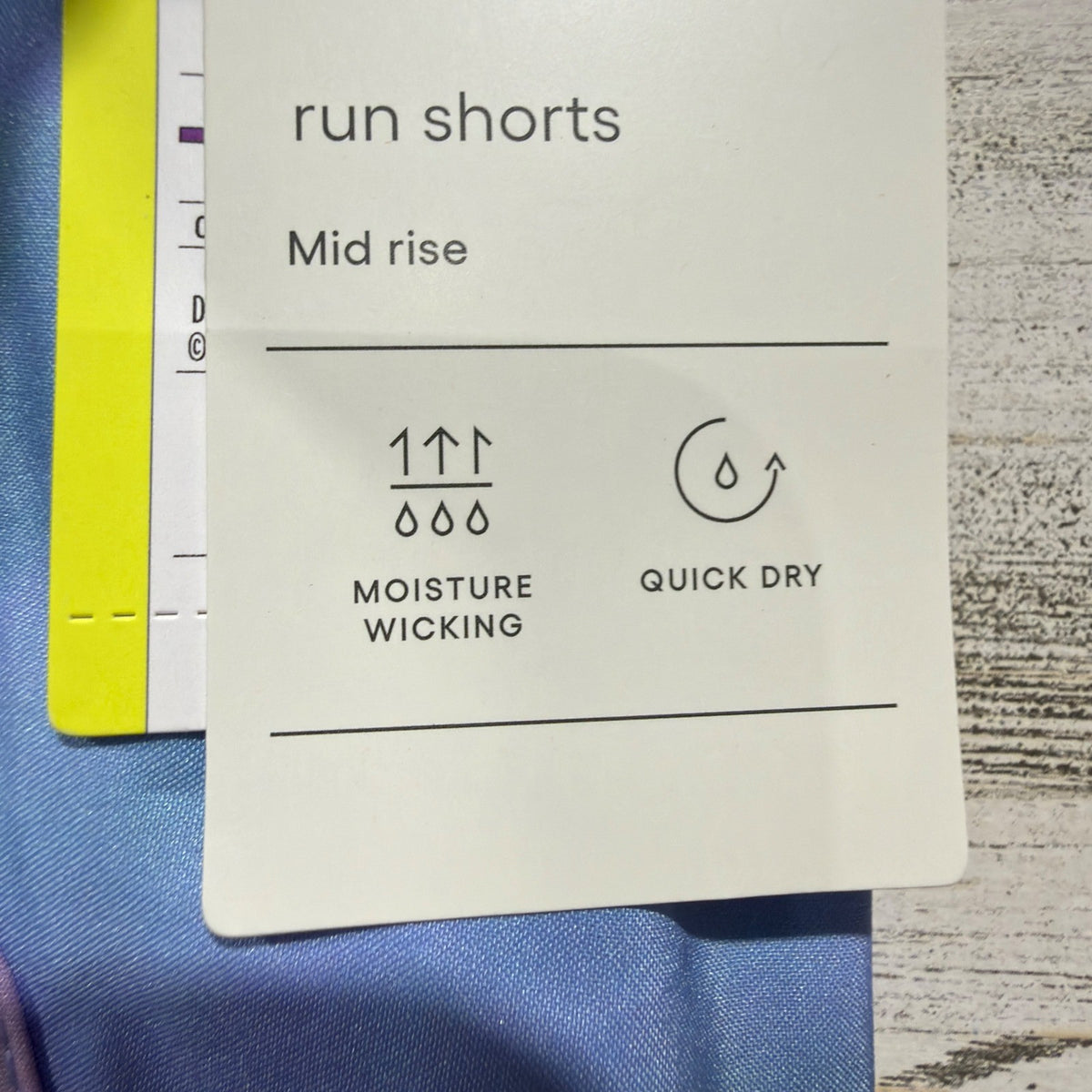All In Motion Run Shorts Girls XL 14 Vibrant Blue Tie Dye Active Sport NWT2